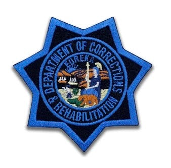 CDCR Prostate Cancer Awareness Star Patch (Blue)