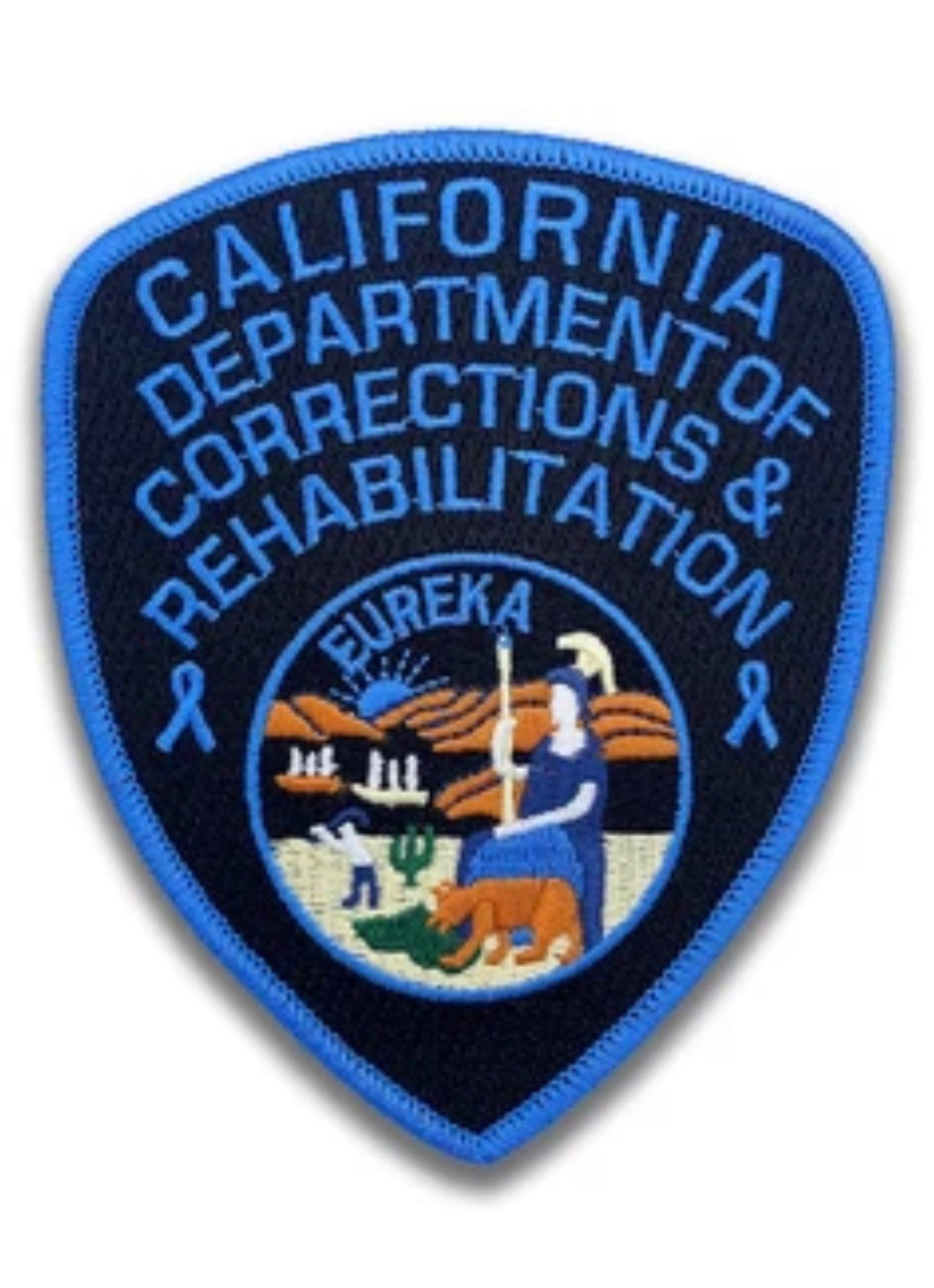 CDCR Prostate Cancer Arm Patch (Blue)