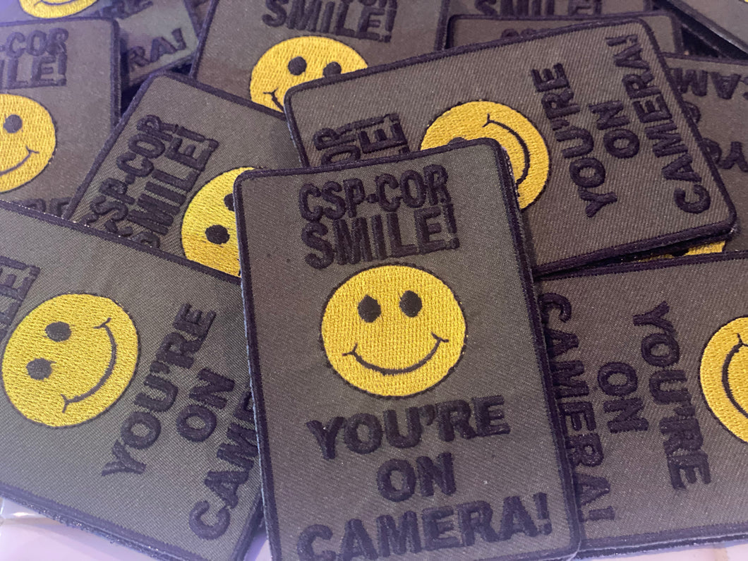 CSP-COR Smile You’re on Camera Patch