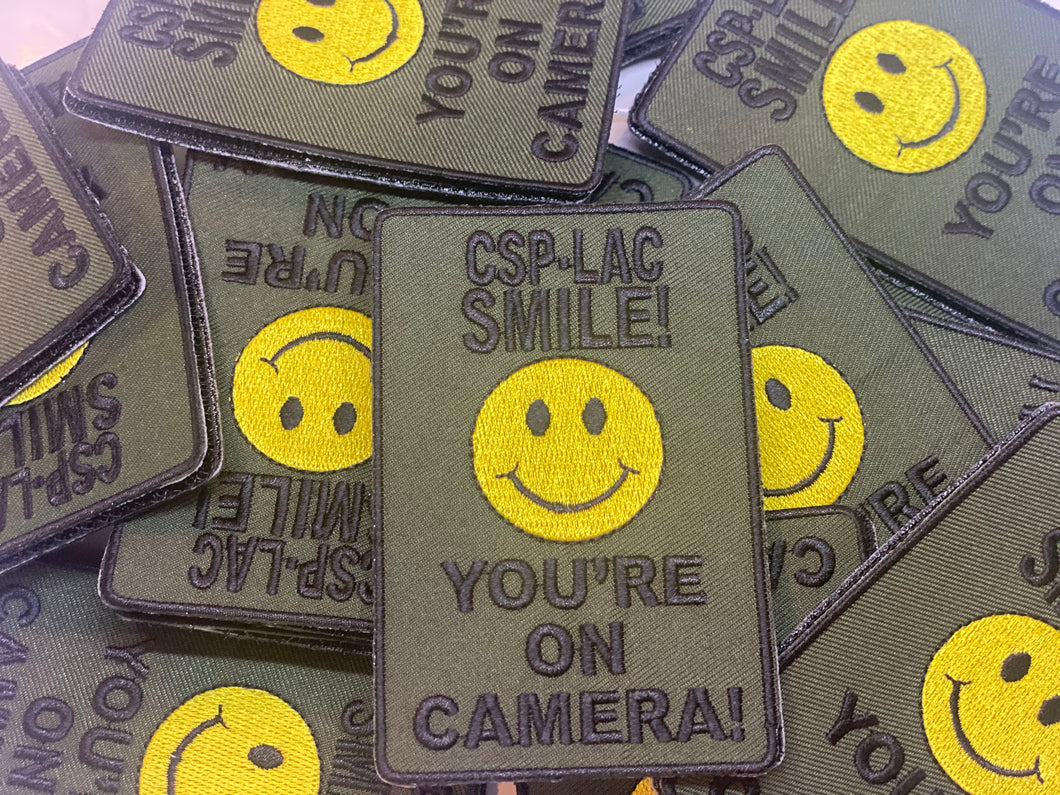 CSP-LAC Smile You’re on Camera Patch