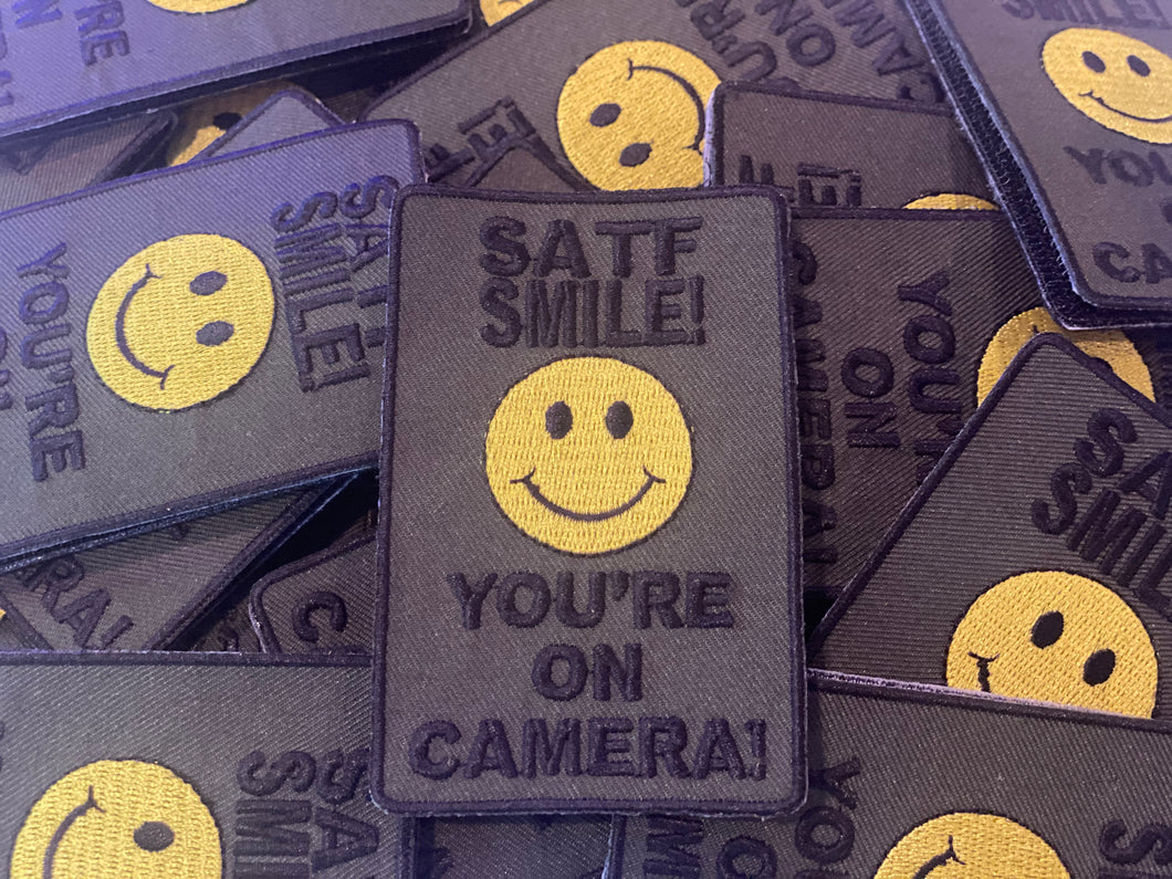 SATF Smile You’re on Camera Patch