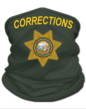 Load image into Gallery viewer, CDCR Corrections Gaiter Face Shield
